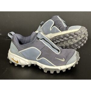 Nike ACG Slip-On Trail Shoes Grey Blue Gold Rugged Outdoor Women's Sz 7 Gorpcore
